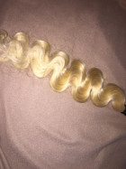 The hair is better than expected, soft,smells