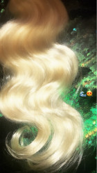 This hair is beautiful. The wefts are constru
