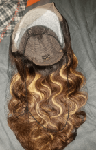 The hair is so pretty, no shedding, smells re