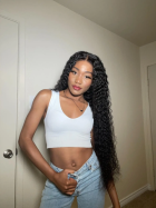 This hair is very full, I love it . The wig c