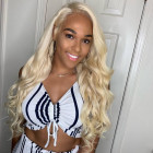 super happy with this wig the hair is thick a