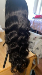 This hair is WONDERFUL thick too!!!! I got 18