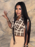 The hair is silky and smooth with a beautiful