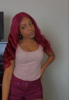 I bought this 99j lace front wig,hair came in