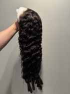The curls are beautiful and the hair feels re