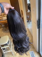 Totally SATISFIED with my wig Very pretty, an