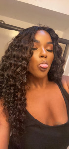 I bought 28” deep wave Lace front wig 13x4