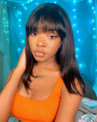 The hair is nice, lt can be straightened. Com