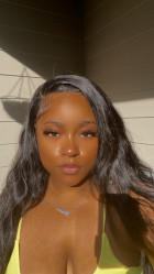 Love this hair! 180 density root to tip. The