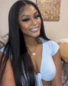 The wig is very soft, long and straight. I am