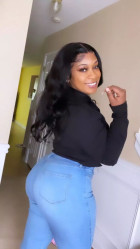 The hair is really nice it’s soft and full 