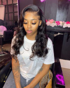 This hair is amazing it's so silky and soft. 