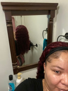 I received my 18” burgundy deep wave headba