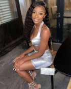 The wig feels very full I ordered a 24 in, 18