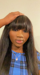 the wig is soooooo nice, the bang is sooooooo