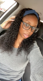 This headband wig is great. It's so beautiful