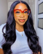 I'm so in love with this wig. The hair was so