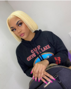 The wig came quickly. It’s very soft, strai