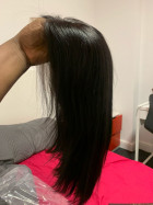 The wig arrived fast it come with the wig cap