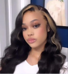 It's really sexy bedroom hair, the skunk stri