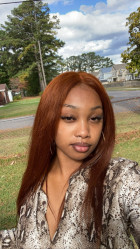 I dyed the hair a ginger color, and it took r