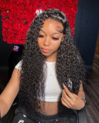 Absolutely great hair with a fine loose curl