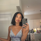 I love this natural Glueless wig. No wig knot