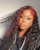 1 Year Old Deep Wave Lace Frontal Wig Still K