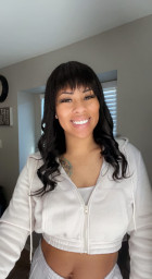 This human hair wig with bangs is an absolute