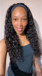 The hair is true to length, soft, pretty curl