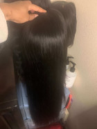 This hair is bomb. I ordered 24in. Shipping t