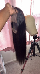 Hair is very soft and full. So far there's no
