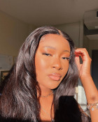 The size corresponded perfectly. the hair is