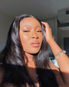 The size corresponded perfectly. the hair is