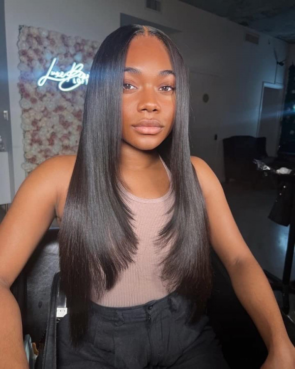 Straight Hair Weaves 2 Bundles With 13x4 Frontal -Asteriahair