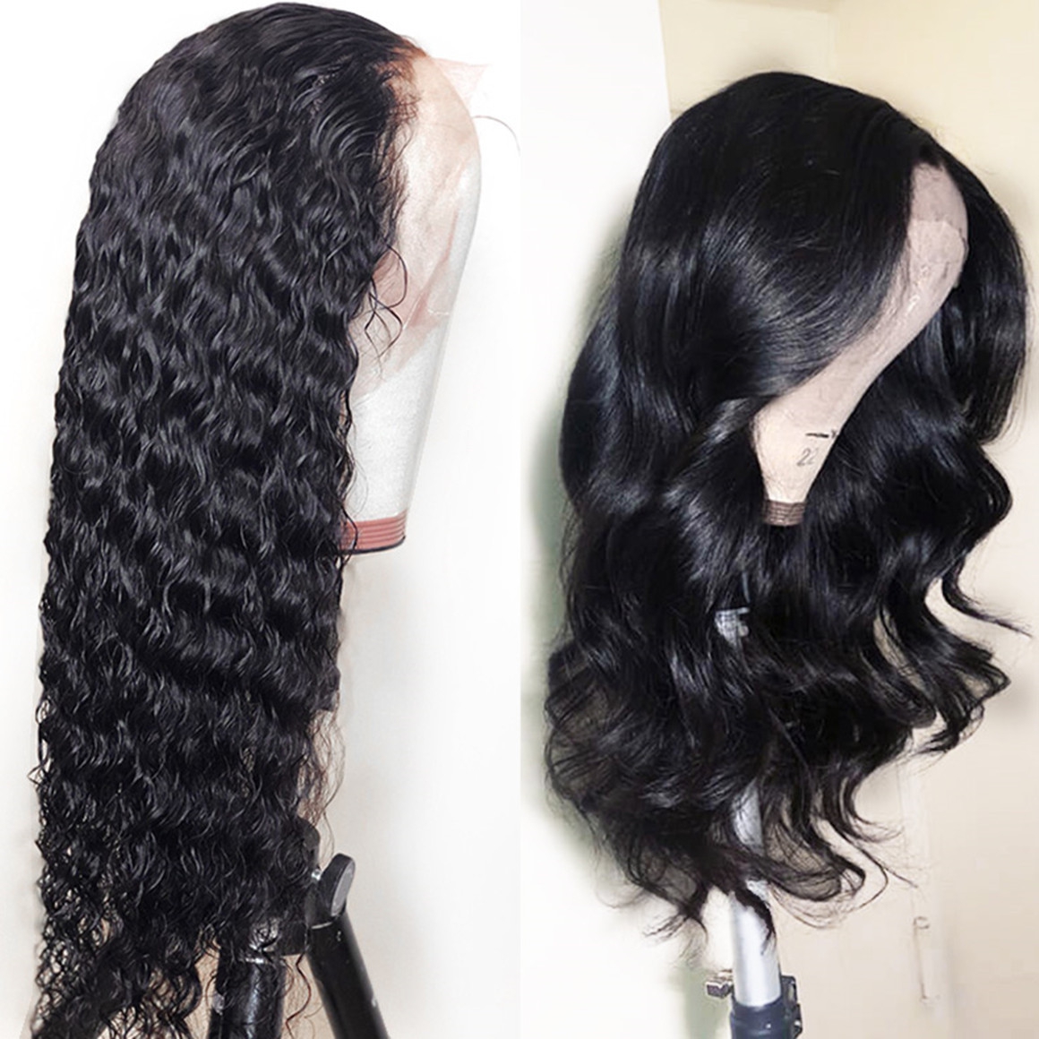 straight human hair lace front wigs on sales