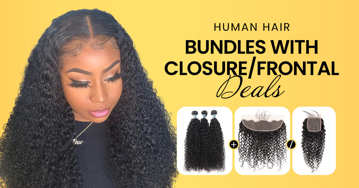 Human Hair Bundles With Closure,Virgin Hair Bundles With Closure  -Asteriahair